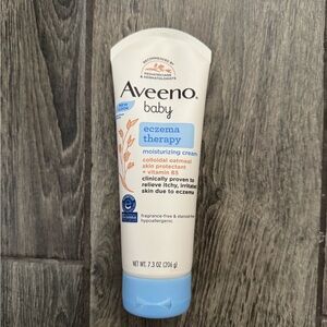 New Sealed Aveeno Baby Eczema Therapy Moisturizing Cream 7.3 oz
